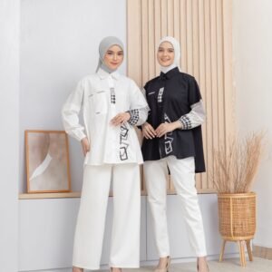 Blouse Casual Wanita Oversize || Mecca SB-024