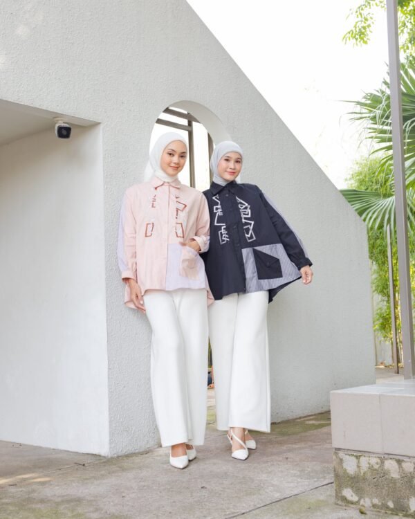 Blouse Casual Wanita Oversize || Ivy SB-025 - Gambar 4