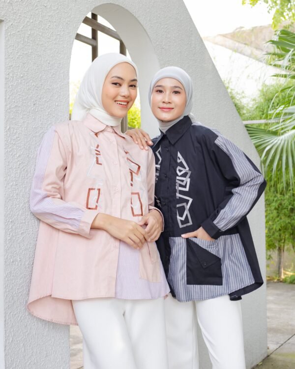 Blouse Casual Wanita Oversize || Ivy SB-025 - Gambar 5