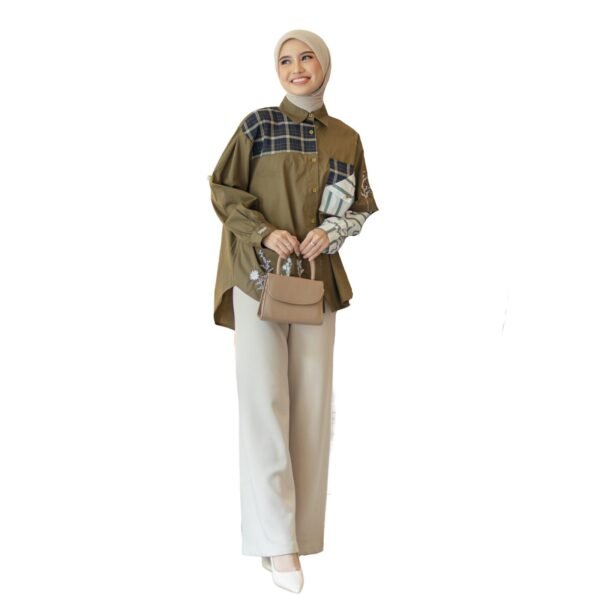Blouse Casual Wanita Oversize || Buski SB-030 - Gambar 2