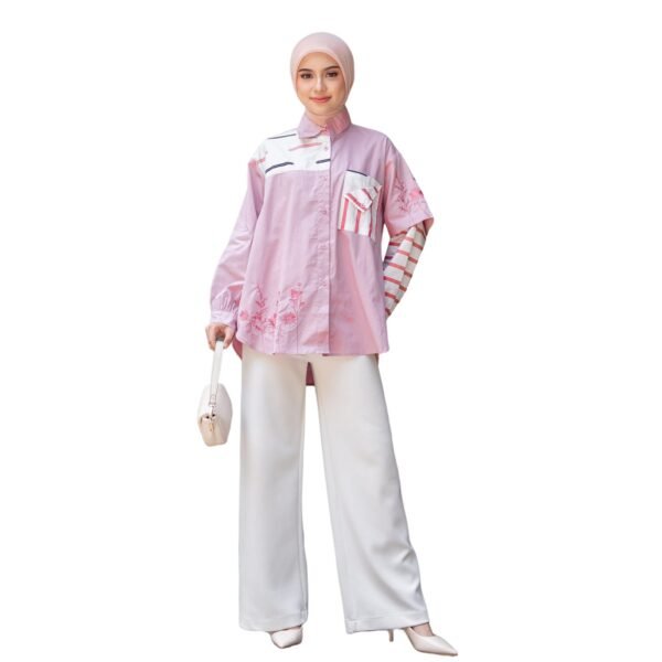 Blouse Casual Wanita Oversize || Buski SB-030 - Gambar 3