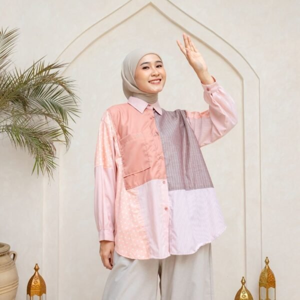 Blouse Casual Wanita Oversize || Cliantha SB-011 - Gambar 2