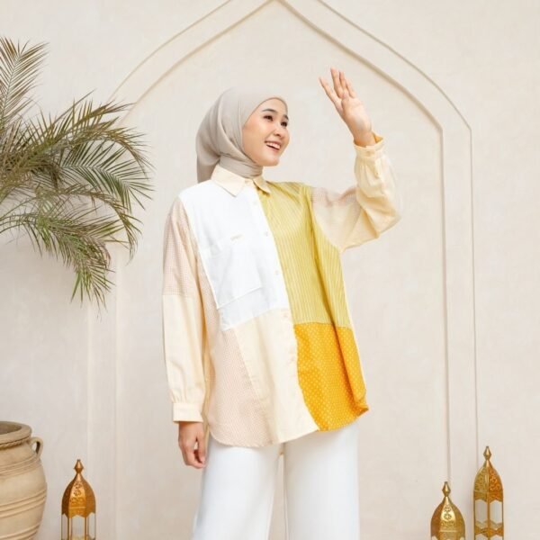 Blouse Casual Wanita Oversize || Cliantha SB-011 - Gambar 6